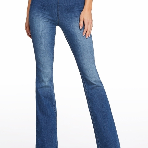 Jessica Simpson Denim - Jessica Simpson Blue Flare Wide Leg Jeans